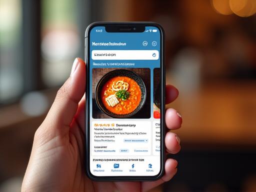 ユーザーにおすすめのラーメンを表示するアプリ画面